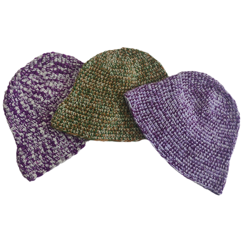 Women Wool Handmade Bucket Hats.webp